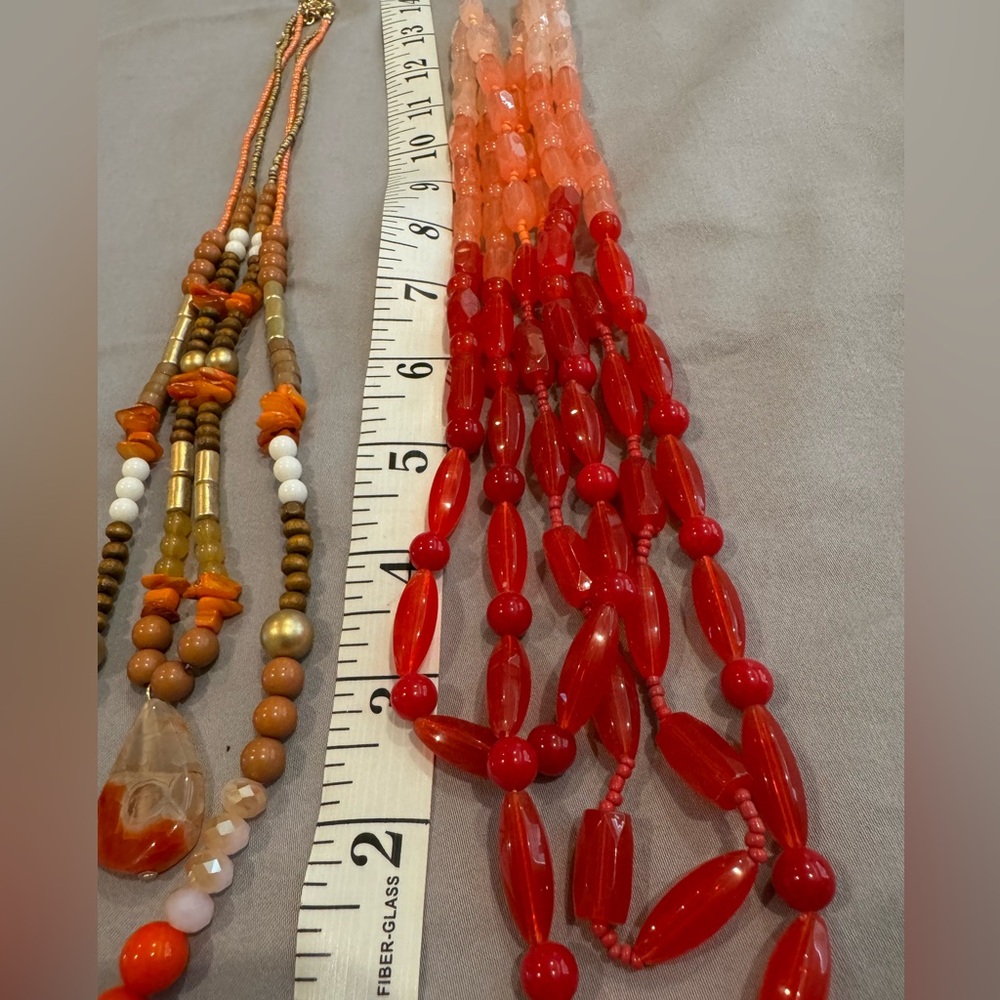 Beautiful bead necklaces